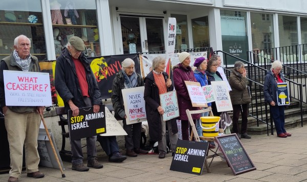 Diss group during a protest